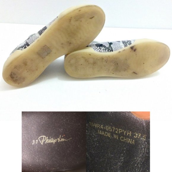 3.1 PHILLIP LIM Hightop "Morgan"  Sneakers Sz 7.5 - Picture 8 of 8